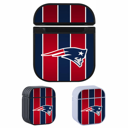 NFL New England Patriots Flag Line Apple AirPods Case-AirPod Case-Altracase