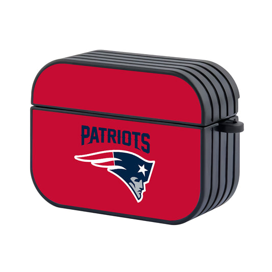 NFL New England Patriots Red Apple Airpods Pro Case-AirPods Pro Case-Altracase