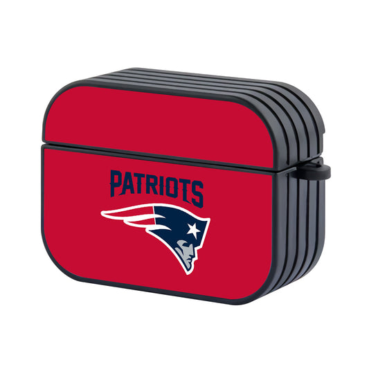 NFL New England Patriots Red Apple Airpods Pro 2 Case-Airpods Pro 2 Case-Altracase