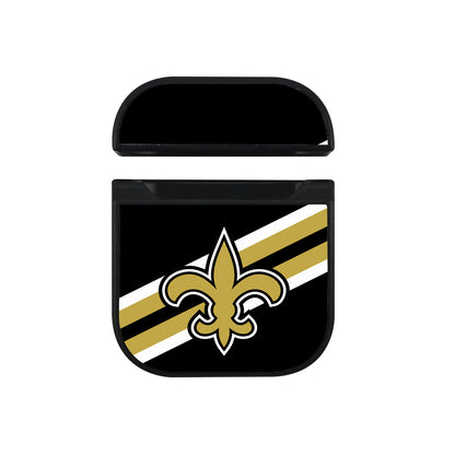 NFL New Orleans Saints Logo Apple AirPods Case-AirPod Case-Black-Altracase