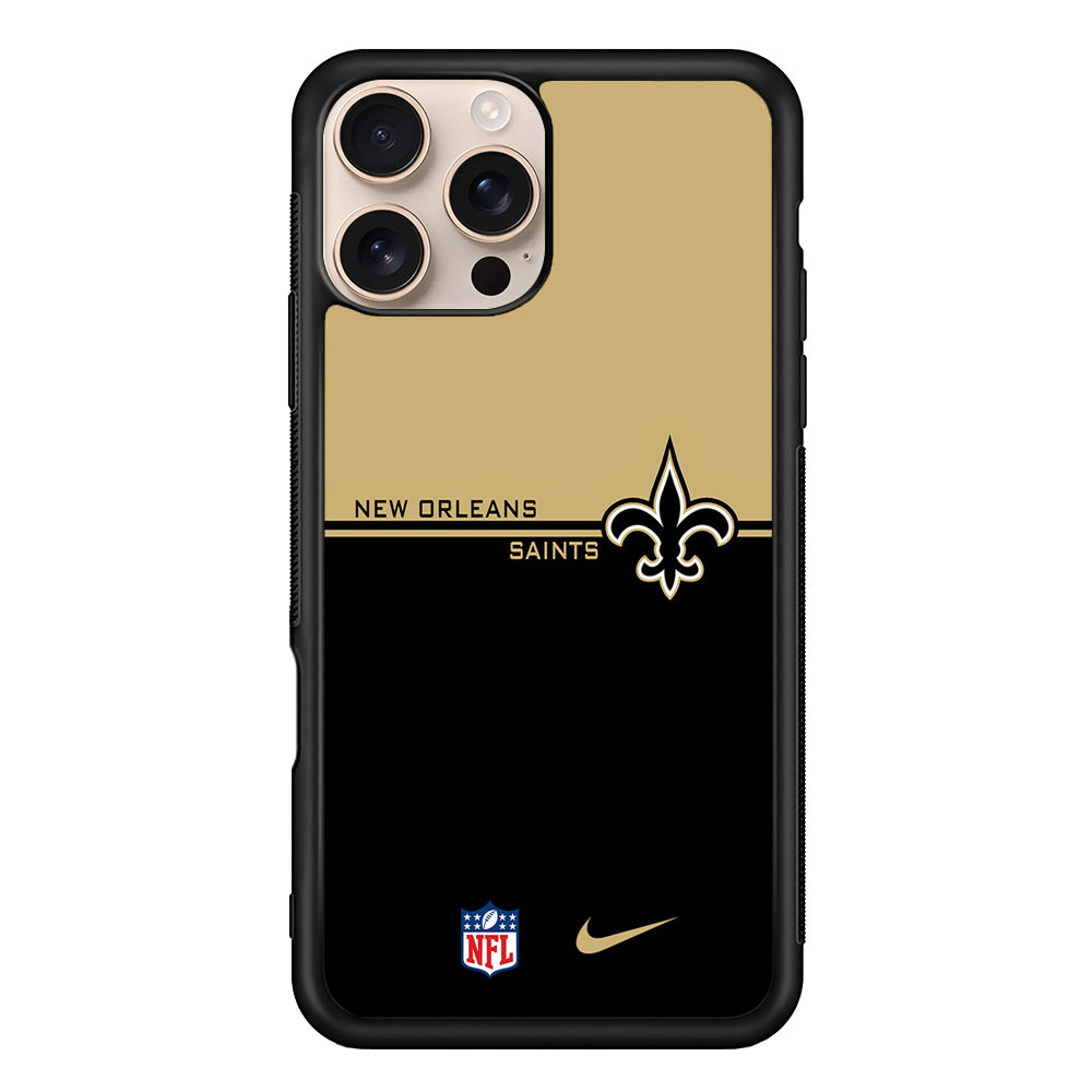 NFL New Orleans Saints Team Nike iPhone 16 Pro Max Case - Altracase