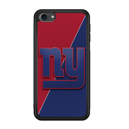 NFL New York Giants 001 iPod Touch 6 Case-Phone Case-Rubber White (2D Case)-Altracase