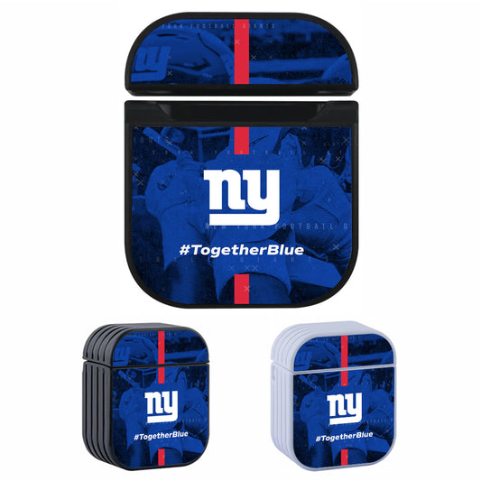 NFL New York Giants Blue Apple AirPods Case-AirPod Case-Altracase