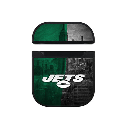 NFL New York Jets City Apple AirPods Case-AirPod Case-Black-Altracase