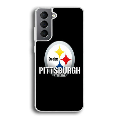 NFL Pittsburgh Steelers 001 Samsung Galaxy S22 Plus Case-Phone Case-Rubber White (2D Case)-Altracase