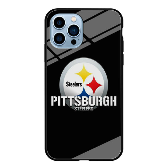 NFL Pittsburgh Steelers 001 iPhone 14 Pro Case-Phone Case-Tempered Glass Case-Altracase