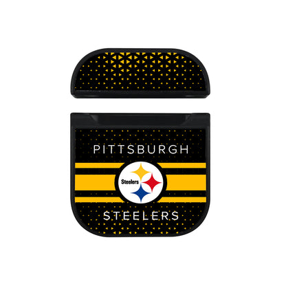 NFL Pittsburgh Steelers Logo Apple AirPods Case-AirPod Case-Black-Altracase