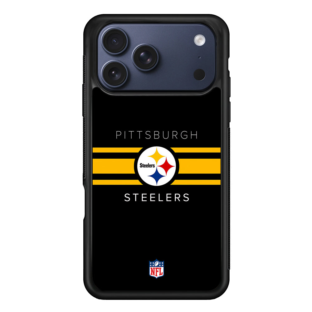 NFL Pittsburgh Steelers Yellow Stripe iPhone 17 Pro Max Case - Altracase