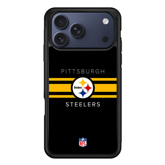 NFL Pittsburgh Steelers Yellow Stripe iPhone 17 Pro Max Case - Altracase