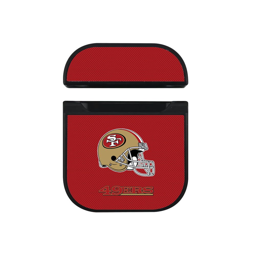 NFL San Francisco 49ers Helmet Apple AirPods Case-AirPod Case-Black-Altracase