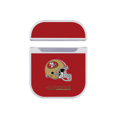 NFL San Francisco 49ers Helmet Apple AirPods Case-AirPod Case-White-Altracase