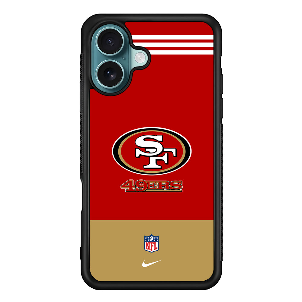 NFL San Francisco 49ers Nike iPhone 16 Case - Altracase