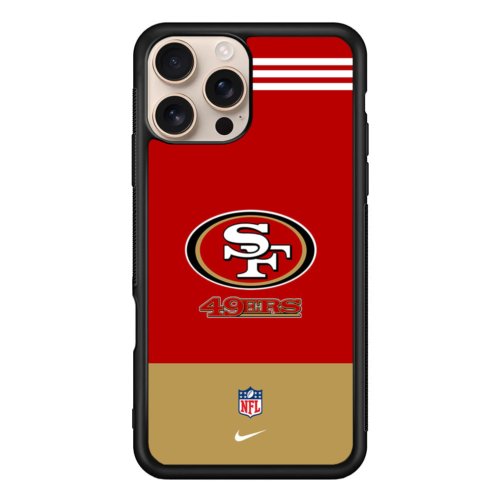 NFL San Francisco 49ers Nike iPhone 16 Pro Max Case - Altracase