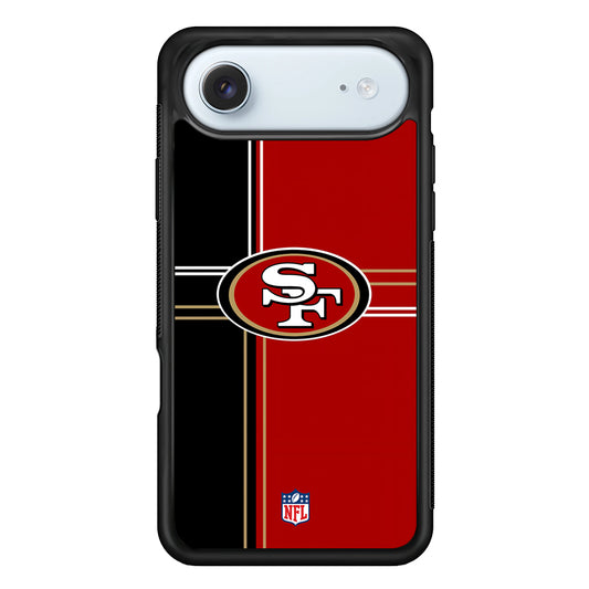 NFL San Francisco 49ers Red Black iPhone 17 Air Case - Altracase