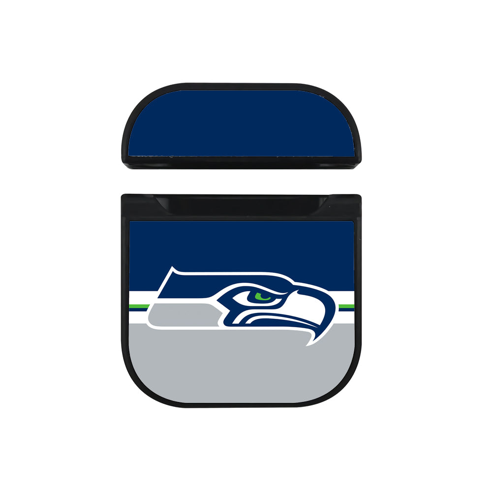 NFL Seattle Seahawks Logo Apple AirPods Case-AirPod Case-Black-Altracase