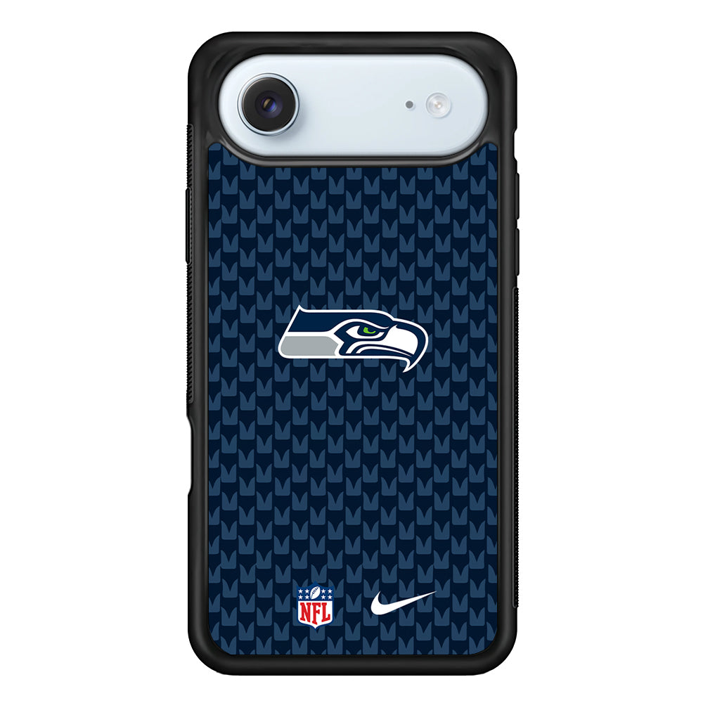 NFL Seattle Seahawks Pattern Nike iPhone 17 Air Case - Altracase