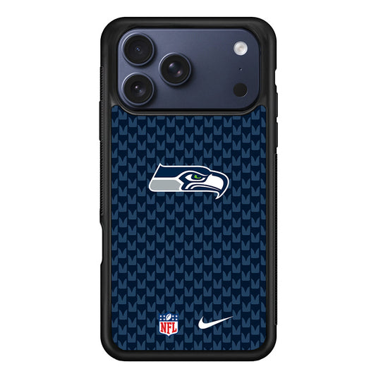 NFL Seattle Seahawks Pattern Nike iPhone 17 Pro Max Case - Altracase