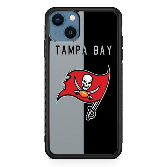 NFL Tampa Bay Buccaneers 001 iPhone 14 Plus Case-Phone Case-Rubber Black (2D Case)-Altracase