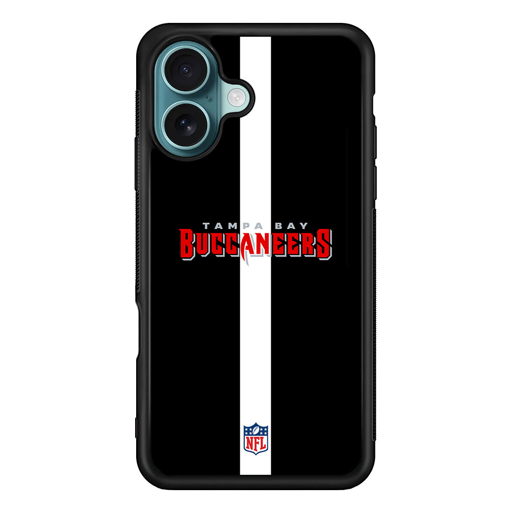 NFL Tampa Bay Buccaneers Black iPhone 16 Case - Altracase