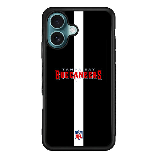 NFL Tampa Bay Buccaneers Black iPhone 16 Plus Case - Altracase