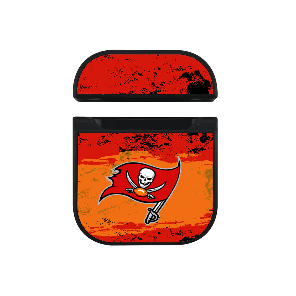 NFL Tampa Bay Buccaneers Logo Apple AirPods Case-AirPod Case-Black-Altracase