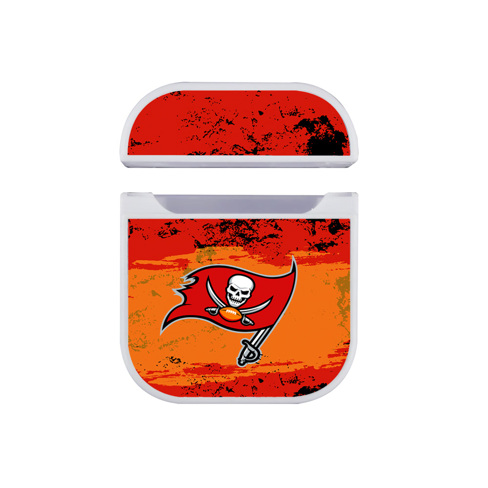 NFL Tampa Bay Buccaneers Logo Apple AirPods Case-AirPod Case-White-Altracase