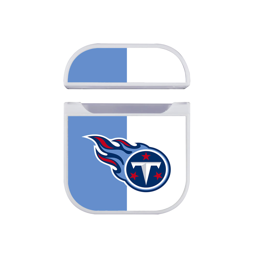 NFL Tennessee Titans Logo Apple AirPods Case-AirPod Case-White-Altracase