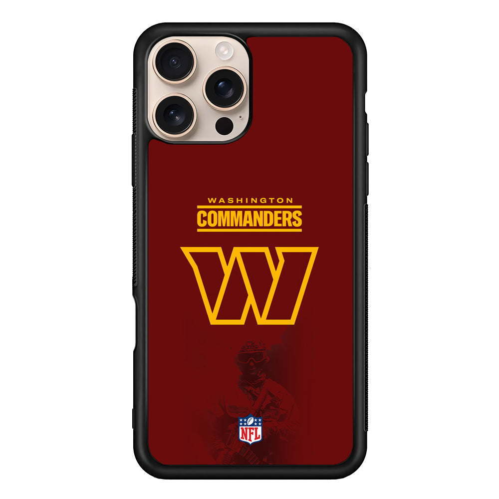 NFL Washington Commanders Maroon iPhone 16 Pro Max Case - Altracase