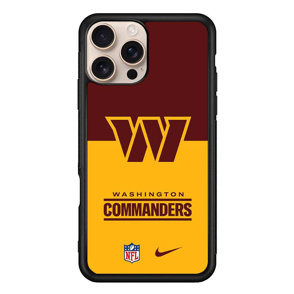 NFL Washington Commanders Nike iPhone 16 Pro Max Case - Altracase