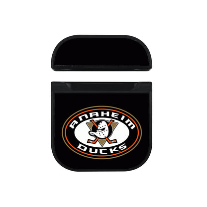 NHL Anaheim Ducks Black Apple AirPods Case-AirPod Case-Black-Altracase