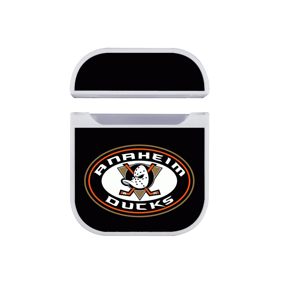 NHL Anaheim Ducks Black Apple AirPods Case-AirPod Case-White-Altracase