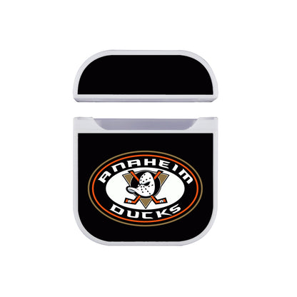 NHL Anaheim Ducks Black Apple AirPods Case-AirPod Case-White-Altracase