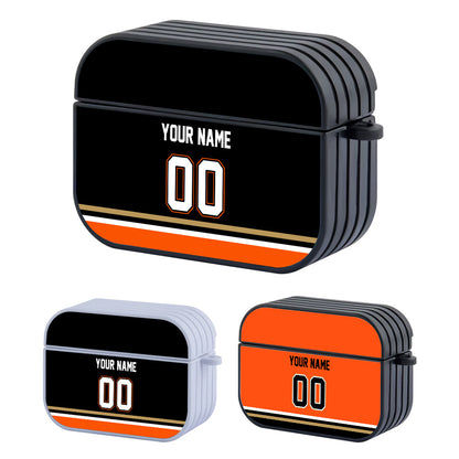 NHL Anaheim Ducks Custom Jersey Hard Plastic Case For Apple Airpods Pro