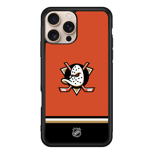 NHL Anaheim Ducks Orange iPhone 16 Pro Case - Altracase