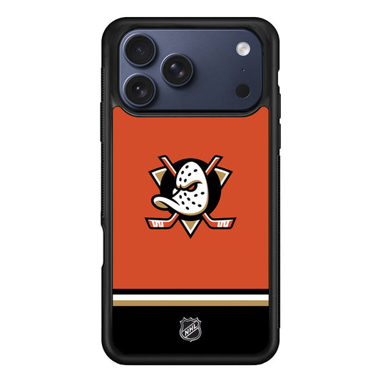 NHL Anaheim Ducks Orange iPhone 17 Pro Max Case - Altracase