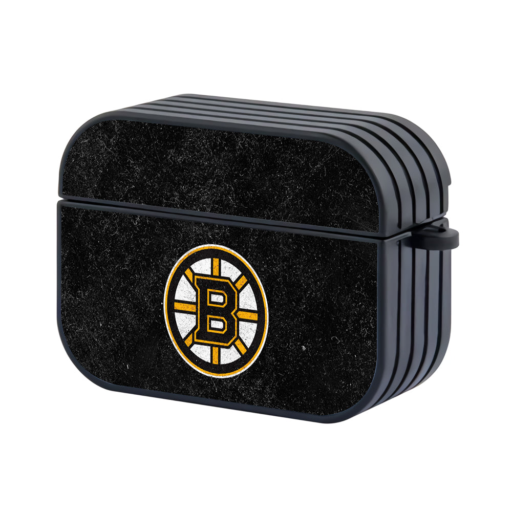 NHL Boston Bruins Black Apple AirPods Pro 3 Case-AirPods Pro 3 Case-Altracase