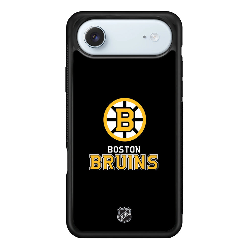 NHL Boston Bruins Black iPhone 17 Air Case - Altracase