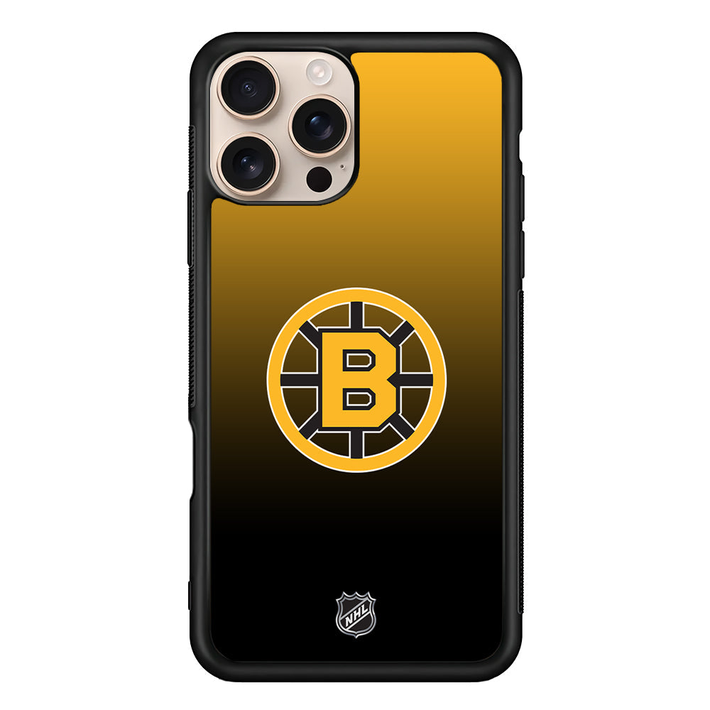 NHL Boston Bruins Gradient iPhone 16 Pro Max Case - Altracase