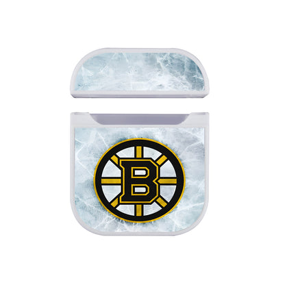 NHL Boston Bruins Ice Apple AirPods Case-AirPod Case-White-Altracase
