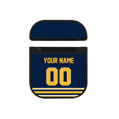 NHL Buffalo Sabres Custom Jersey Hard Plastic Case For Apple Airpods