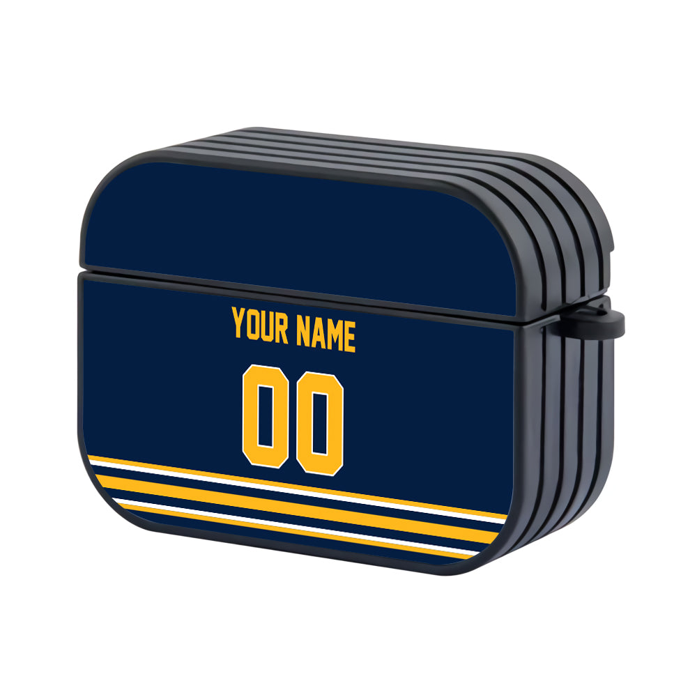 NHL Buffalo Sabres Custom Jersey Hard Plastic Case For Apple Airpods Pro