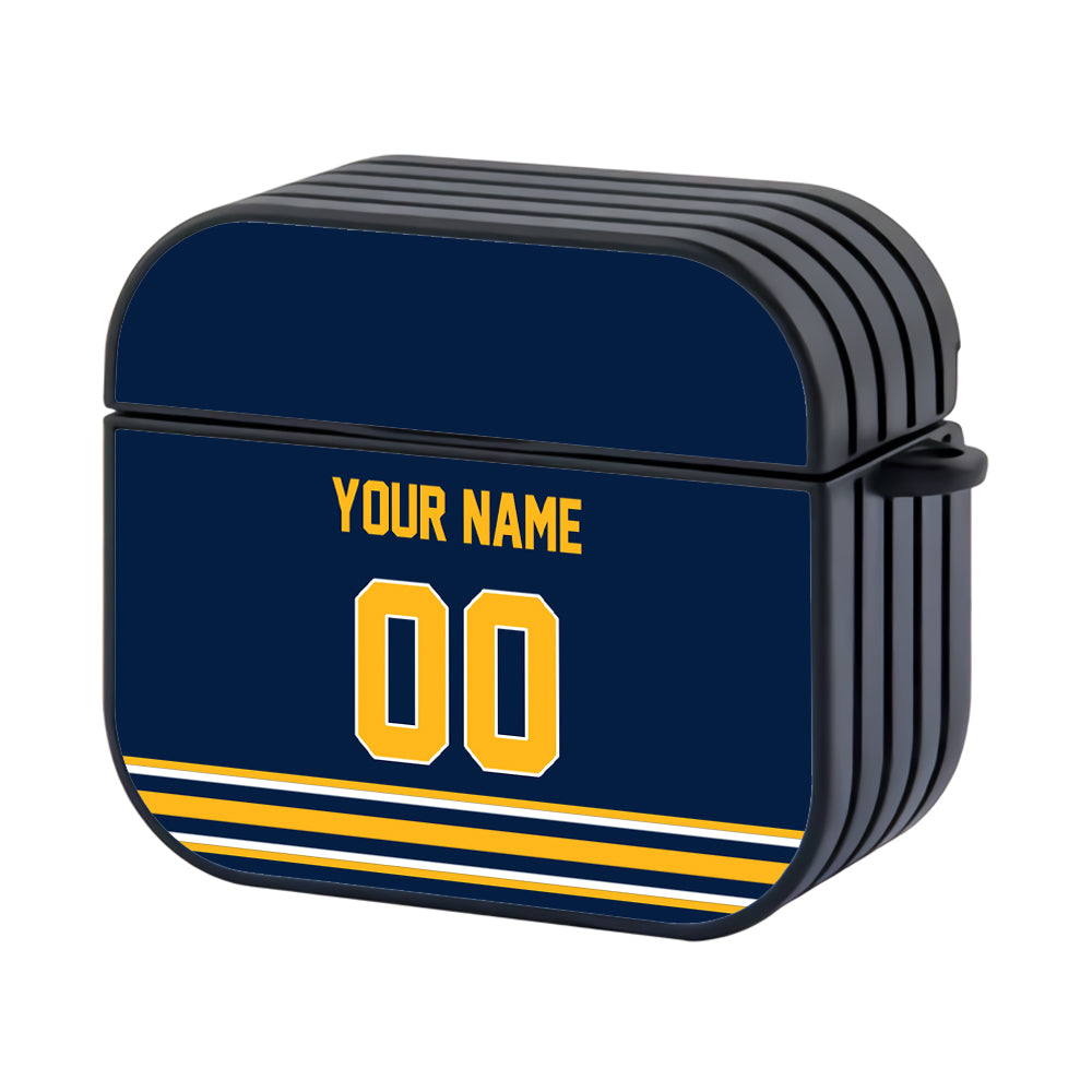 NHL Buffalo Sabres Custom Jersey Hard Plastic Case For Apple Airpods 3