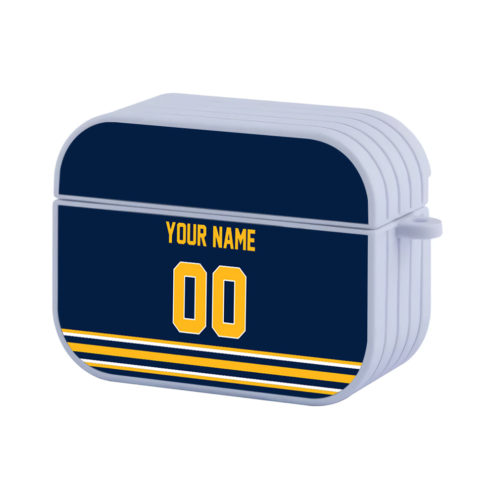 NHL Buffalo Sabres Custom Jersey Hard Plastic Case For Apple Airpods Pro