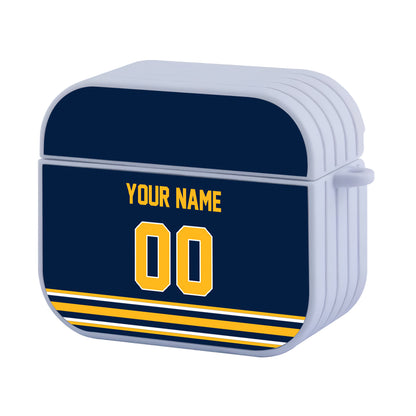 NHL Buffalo Sabres Custom Jersey Hard Plastic Case For Apple Airpods 3