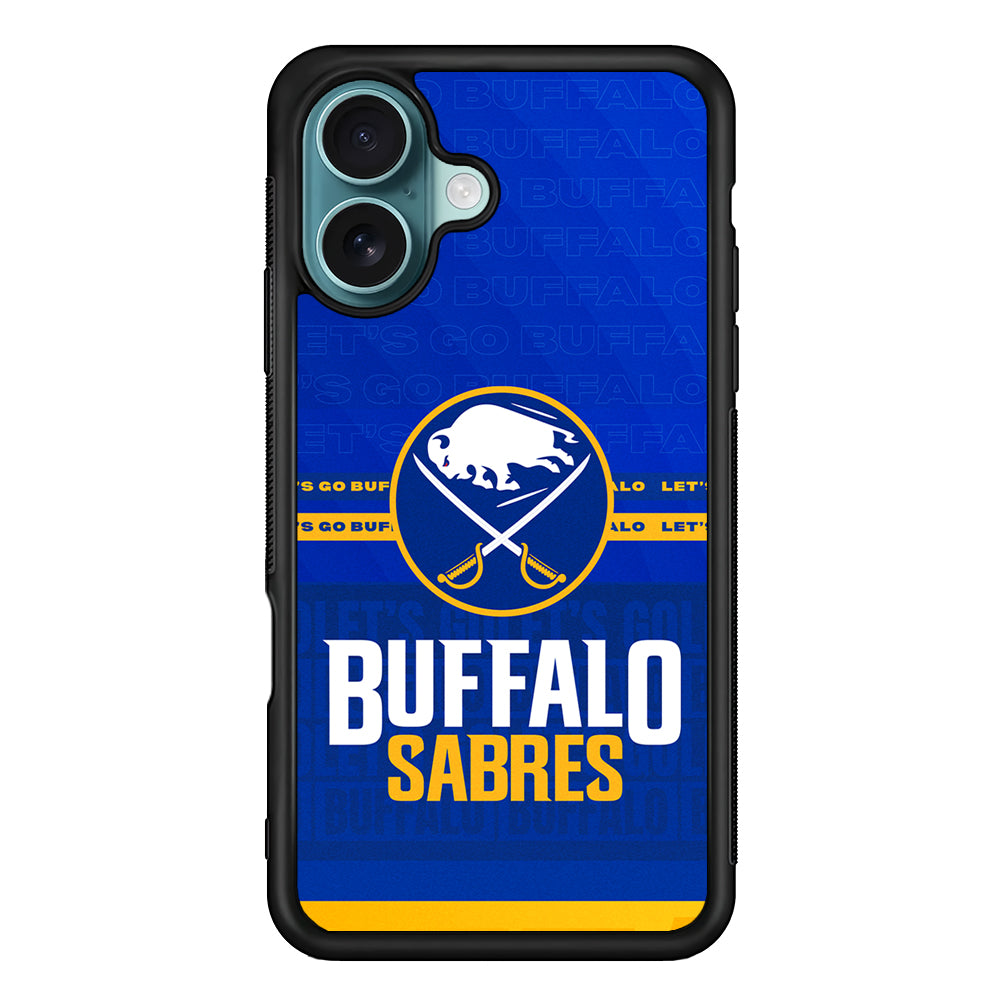 NHL Buffalo Sabres Blue iPhone 16 Plus Case - Altracase