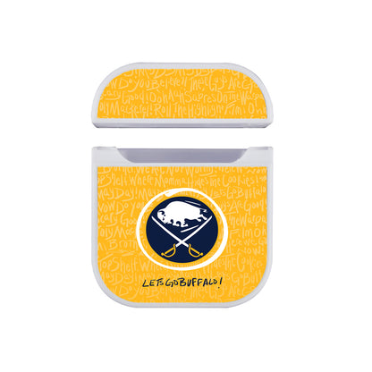 NHL Buffalo Sabres Lets Go Apple AirPods Case-AirPod Case-White-Altracase