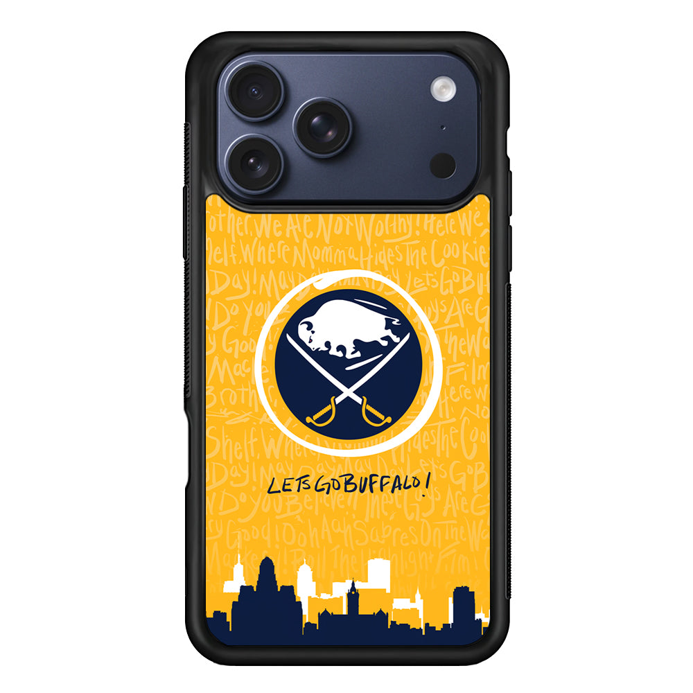 NHL Buffalo Sabres Yellow iPhone 17 Pro Case - Altracase