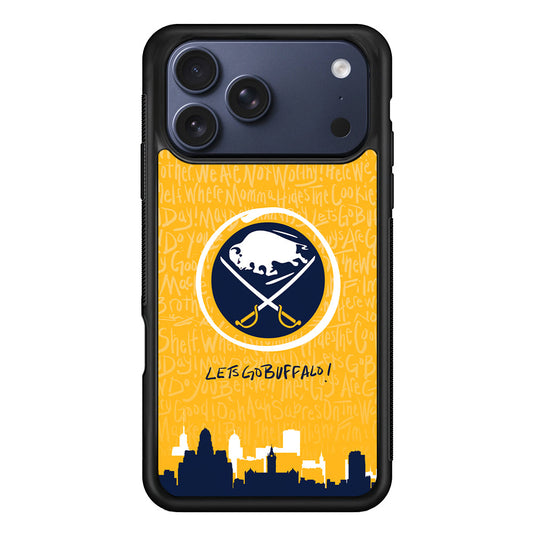 NHL Buffalo Sabres Yellow iPhone 17 Pro Max Case - Altracase