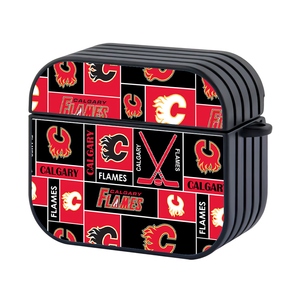 NHL Calgary Flames Collage Apple Airpods 3 Case - AirPod Case - Altracase