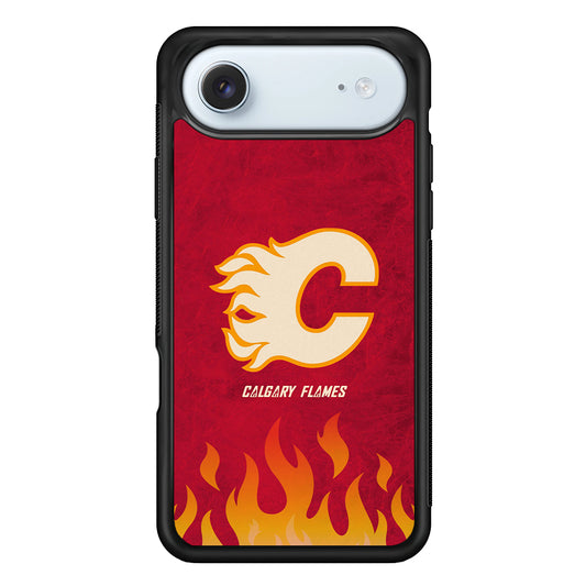 NHL Calgary Flames Red Fire iPhone 17 Air Case - Altracase